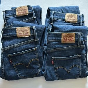 LEVIS 720 High Rise Super Skinny waist 26
